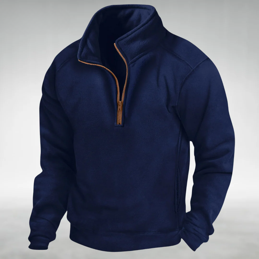 ISMAEL™ | SUÉTER HALF-ZIP DE LUJO