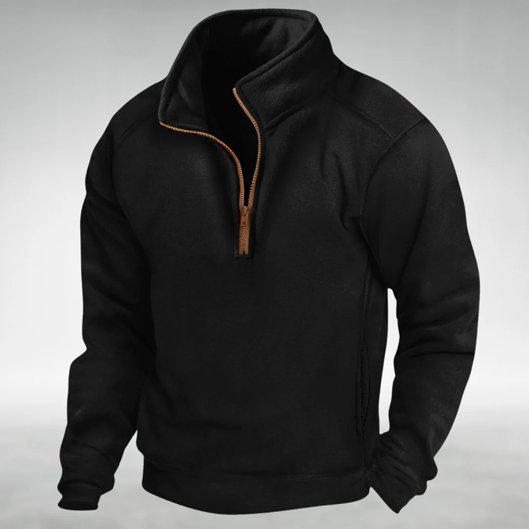 ISMAEL™ | SUÉTER HALF-ZIP DE LUJO