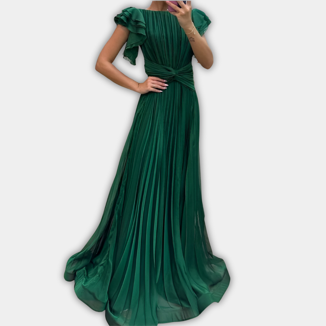 Luiza™ | Vestido de Noche Plisado