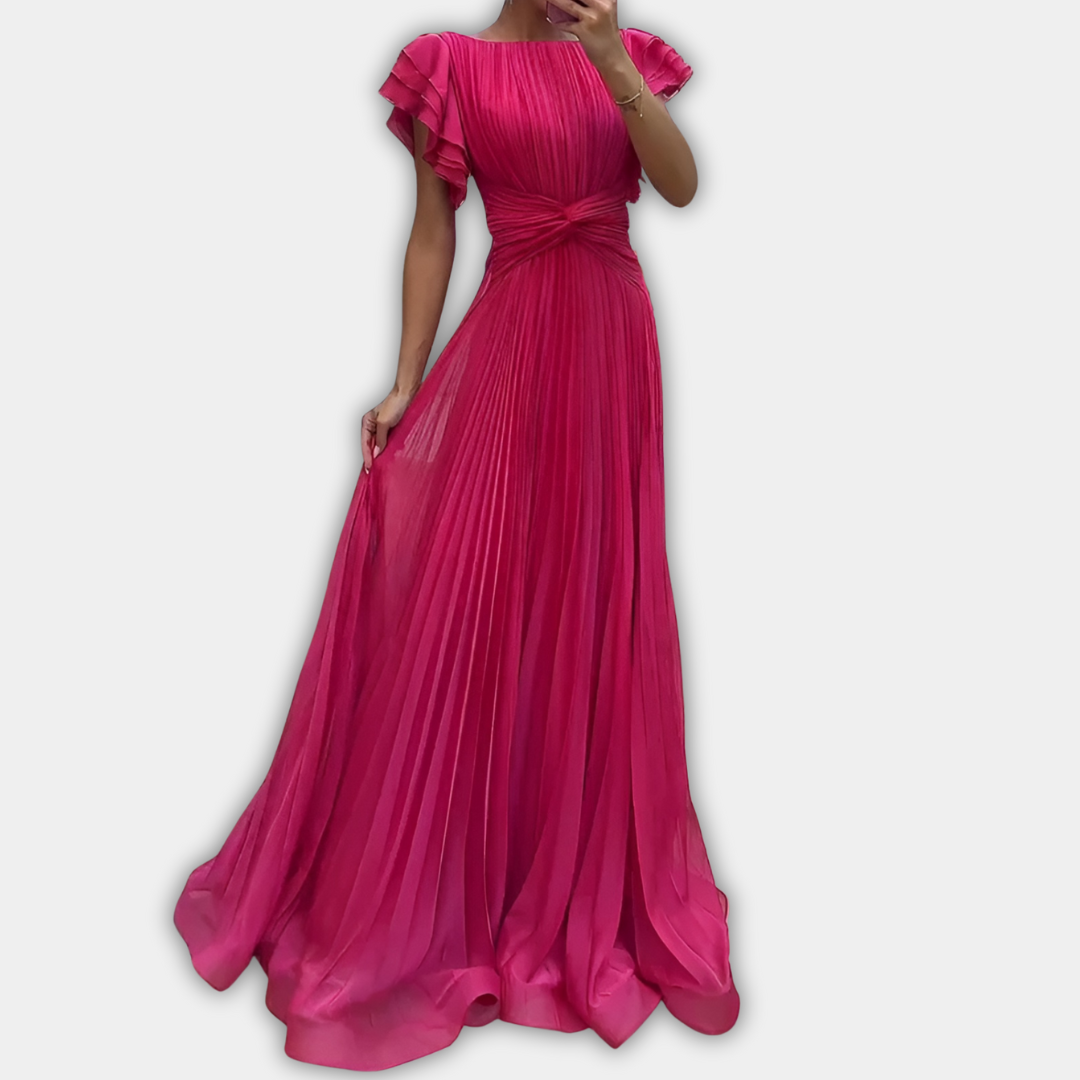 Luiza™ | Vestido de Noche Plisado