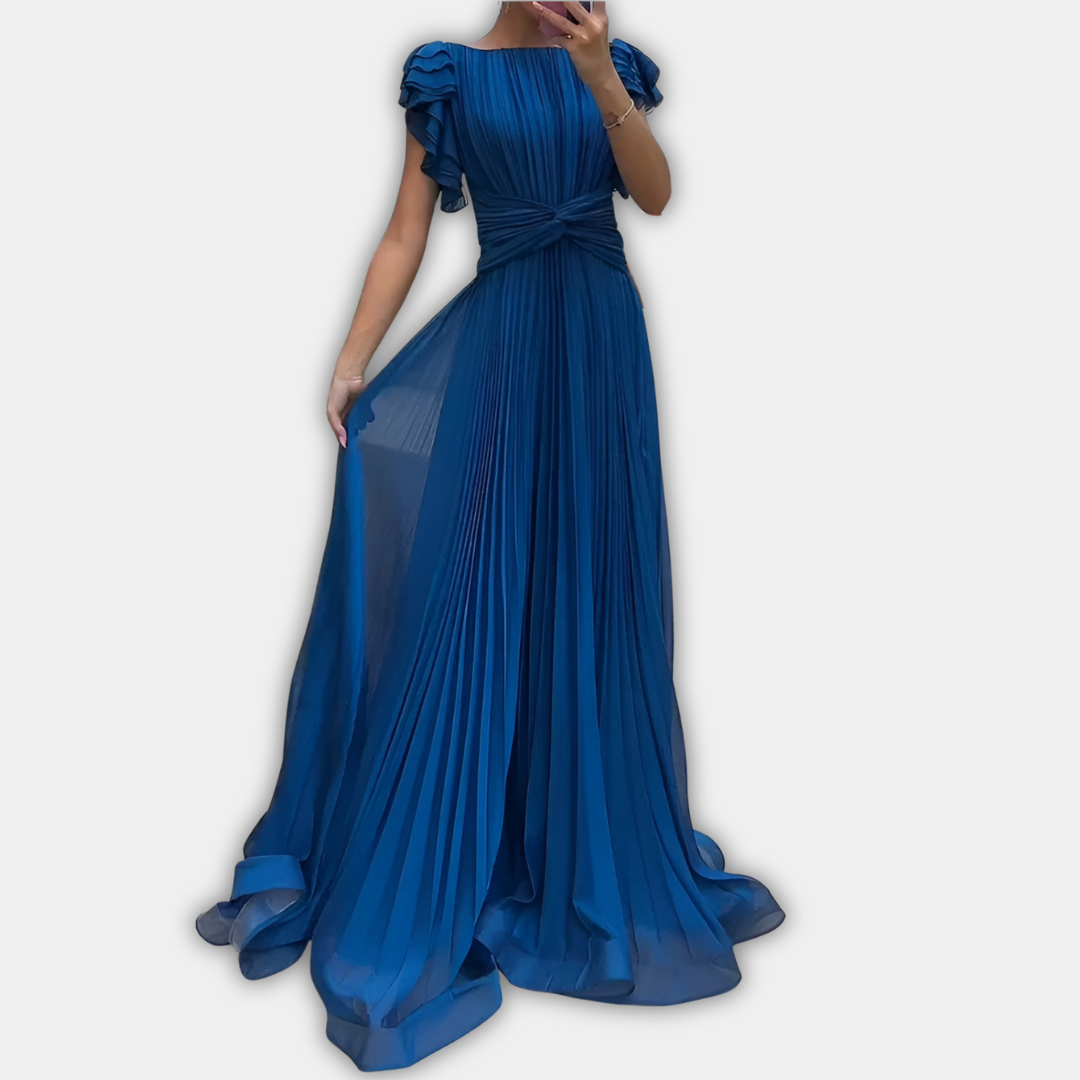 Luiza™ | Vestido de Noche Plisado