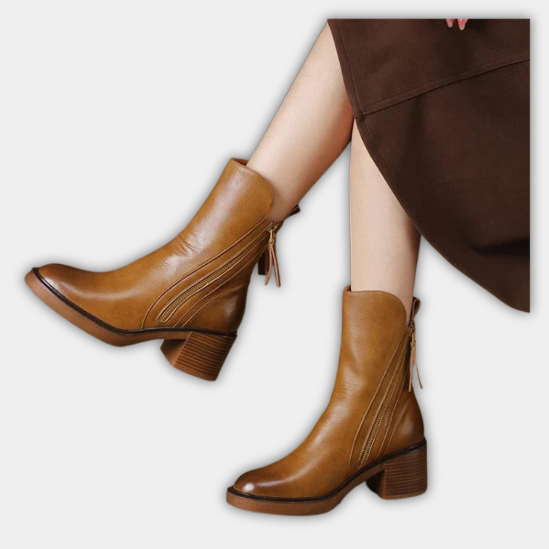 Cara™ | Botines de cuero