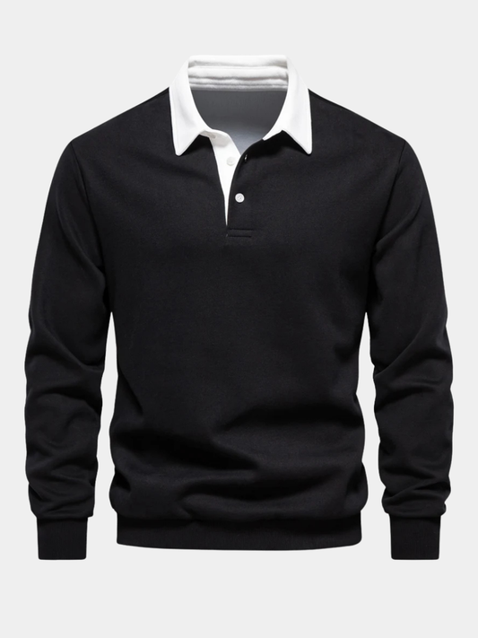 LUIS™ | SWEAT POLO OTOÑAL - ESTILO Y COMODIDAD SIN ESFUERZO