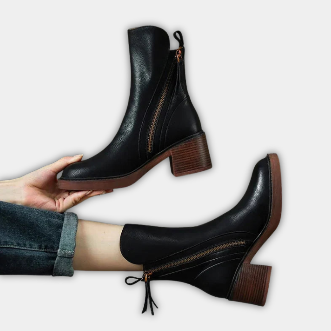 Cara™ | Botines de cuero