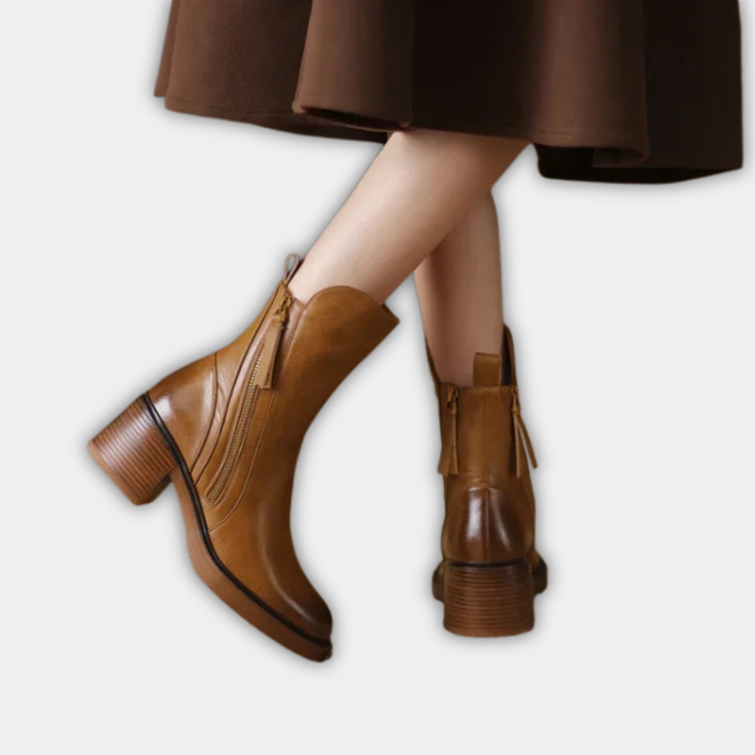 Cara™ | Botines de cuero