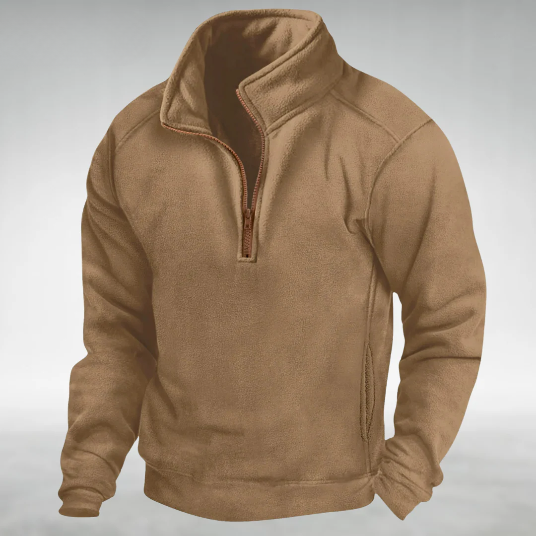 ISMAEL™ | SUÉTER HALF-ZIP DE LUJO