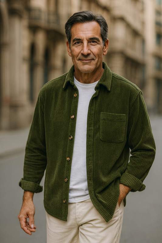 RAFAEL™ CAMISA DE PANA – Cálida, transpirable y con estilo