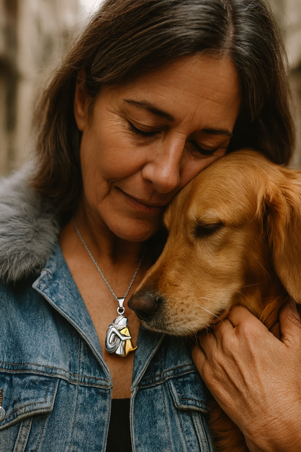 Collar Colgante “Abrazo Eterno” – Un vínculo que nunca se rompe - Vavanti Barcelona