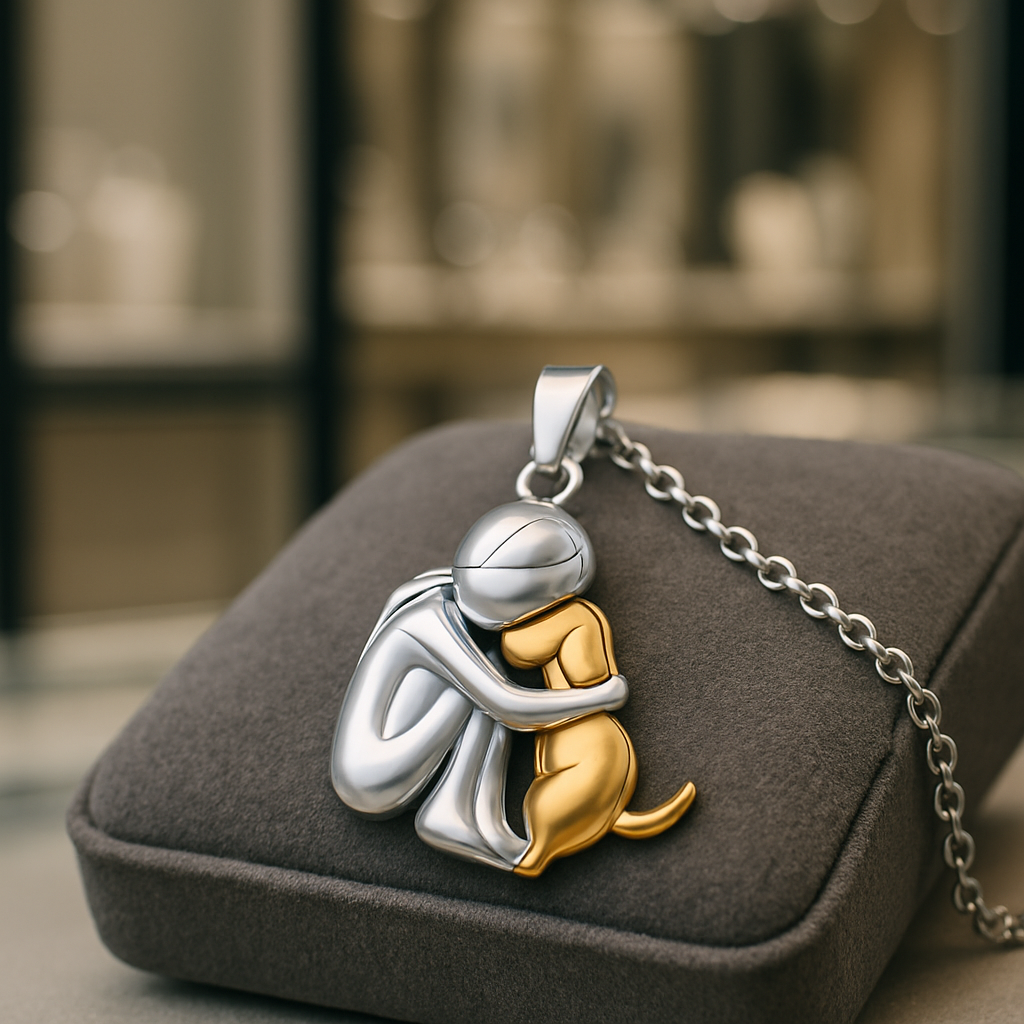 Collar Colgante “Abrazo Eterno” – Un vínculo que nunca se rompe - Vavanti Barcelona