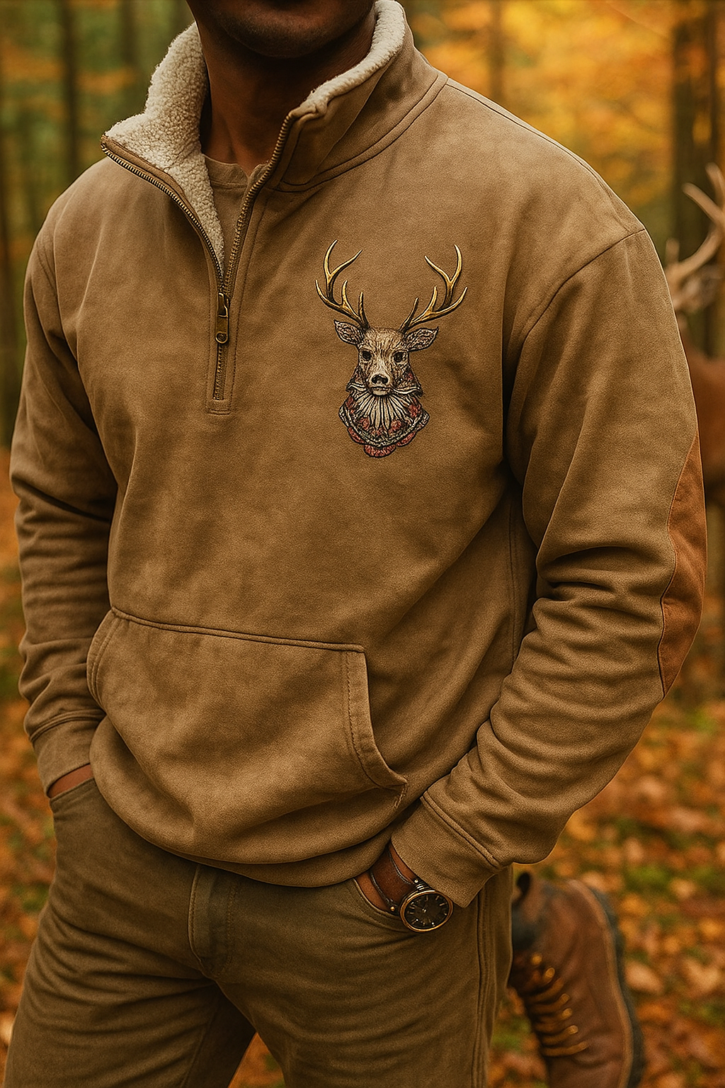 NÉSTOR™ | JERSEY CON DETALLE DE CIERVO