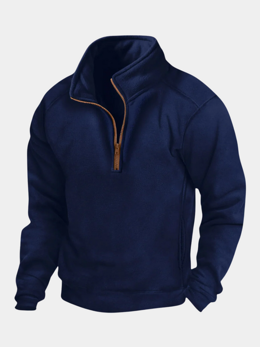 ISMAEL™ | SUÉTER HALF-ZIP DE LUJO