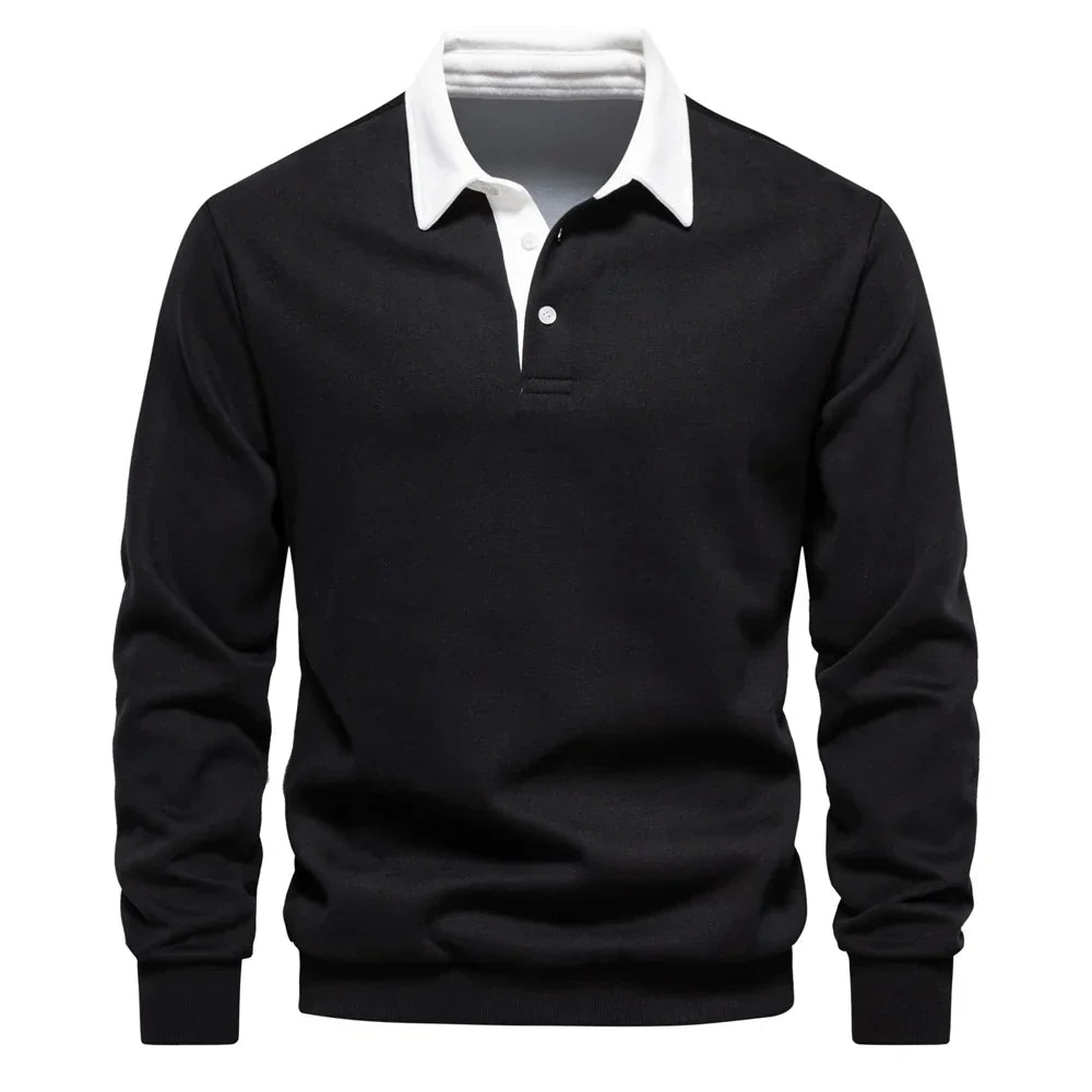 LUIS™ | SWEAT POLO OTOÑAL - ESTILO Y COMODIDAD SIN ESFUERZO