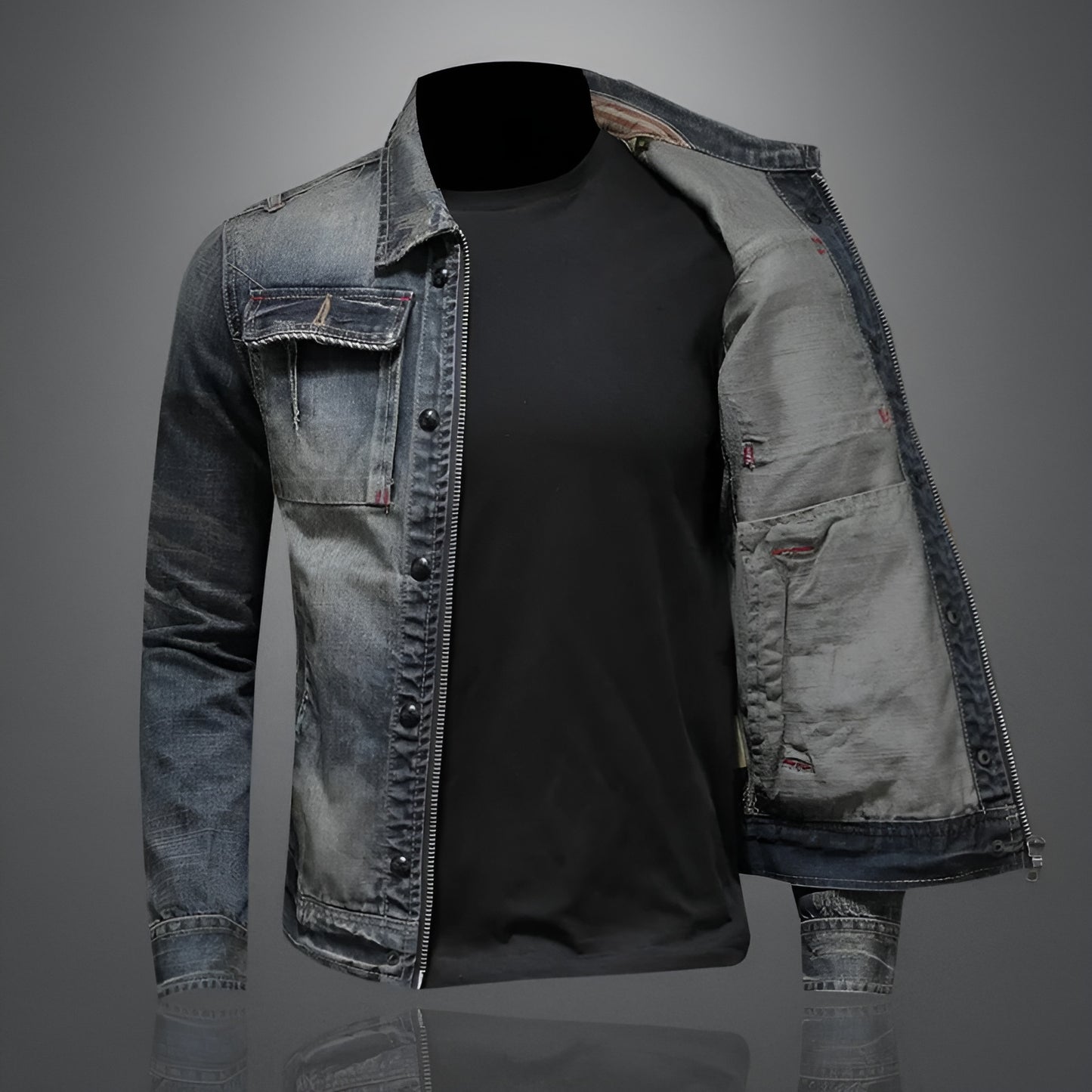 Xavi™ | Chaqueta Vaquera Premium 75% Algodón (Casi agotado)
