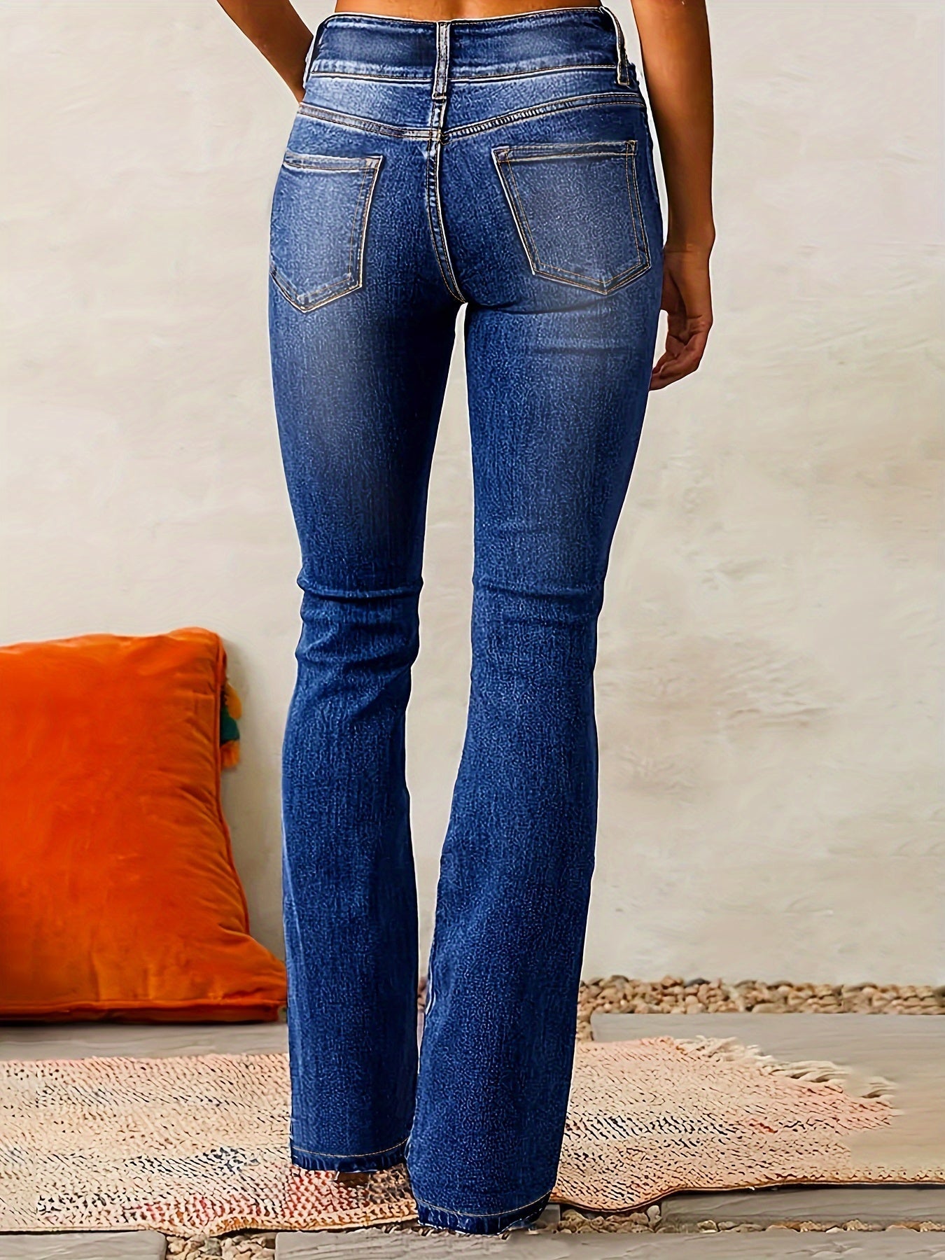 Aya™ | Jeans Skinny de Tiro Alto con Cremallera