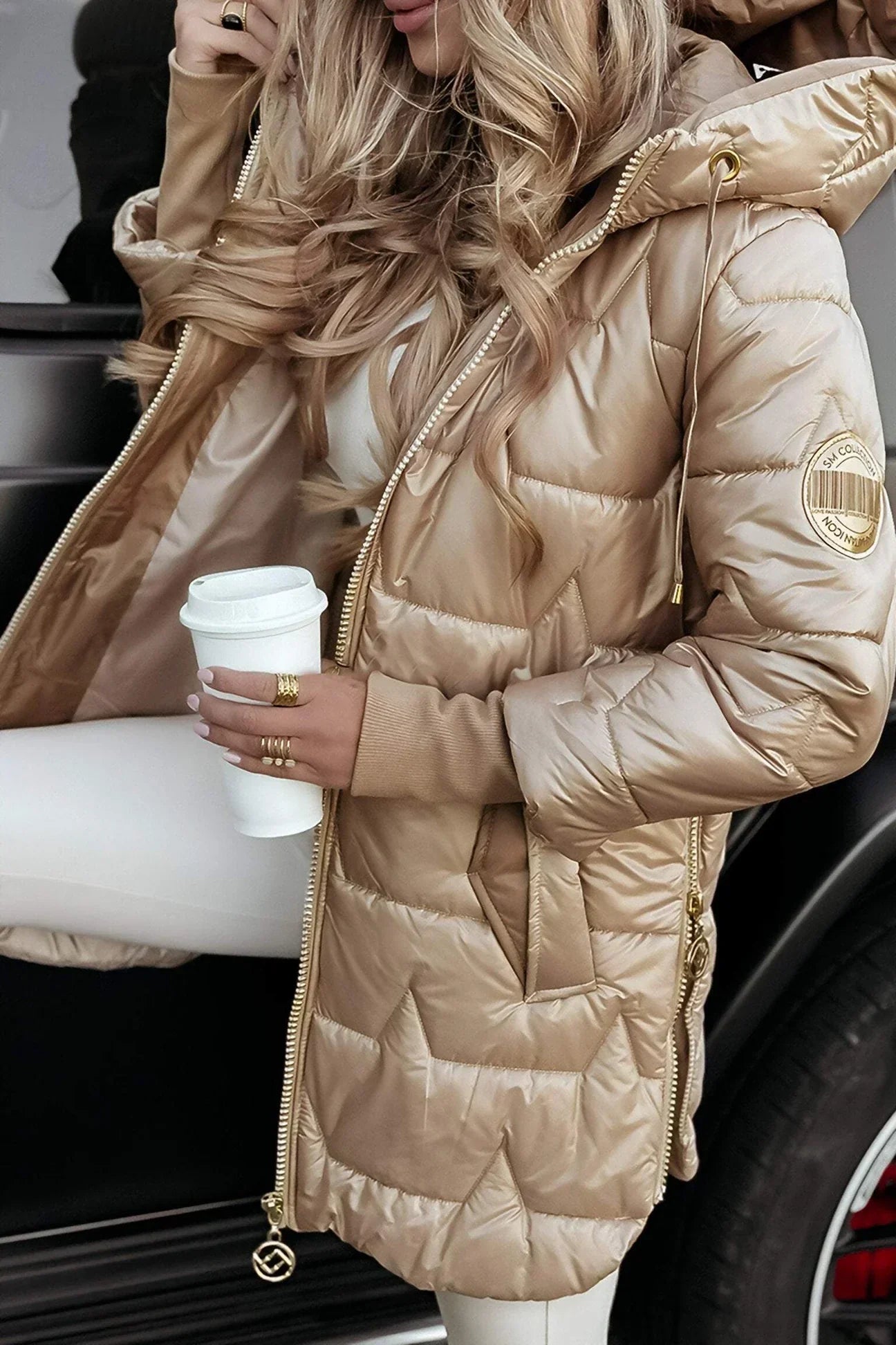 Marisol™ | Abrigo de Invierno con Capucha Elegante