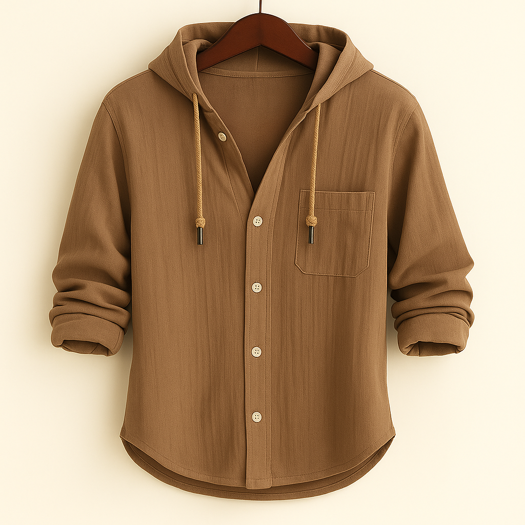 Alonso™ | Camisa Luxury de Algodón Suave con Capucha