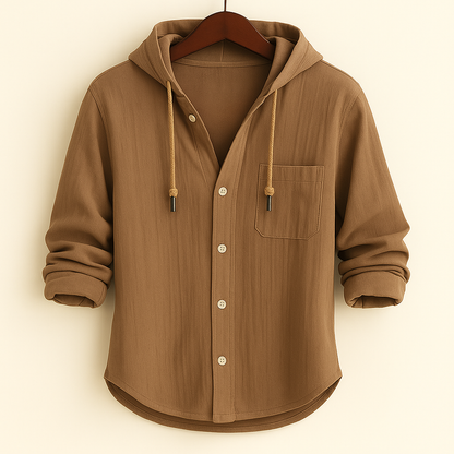 Alonso™ | Camisa Luxury de Algodón Suave con Capucha