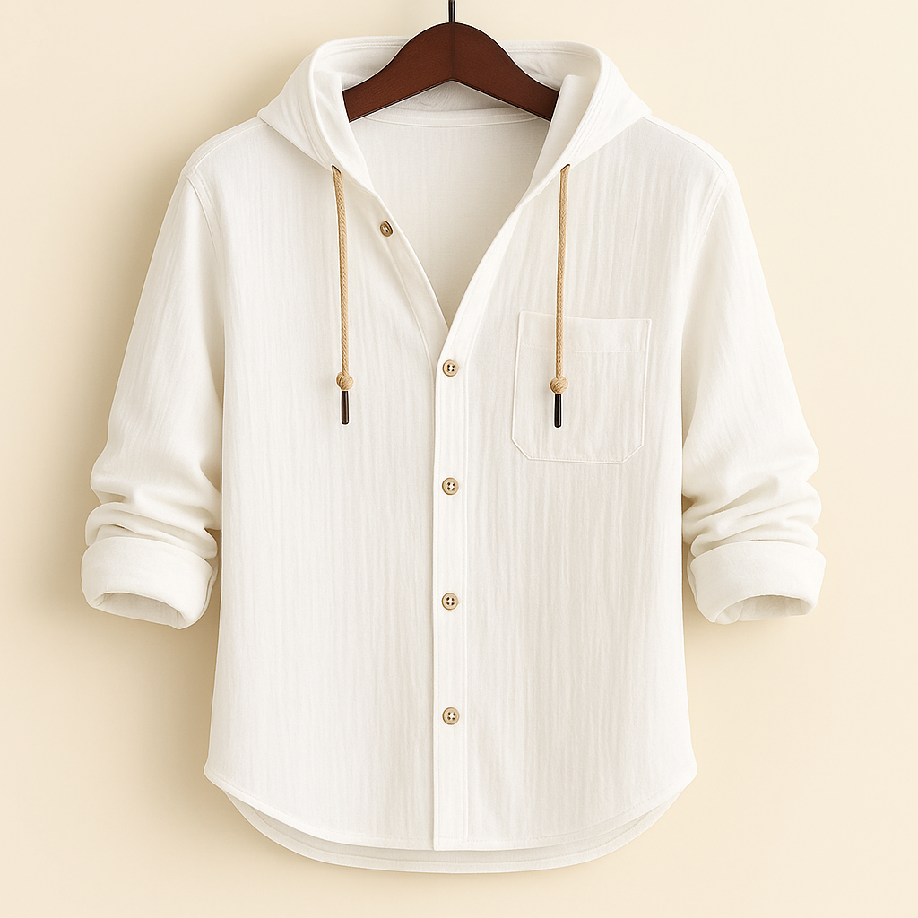 Alonso™ | Camisa Luxury de Algodón Suave con Capucha