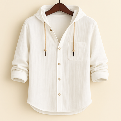 Alonso™ | Camisa Luxury de Algodón Suave con Capucha