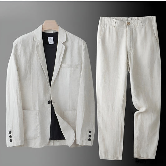 Alberto™ | Conjunto de lino elegante
