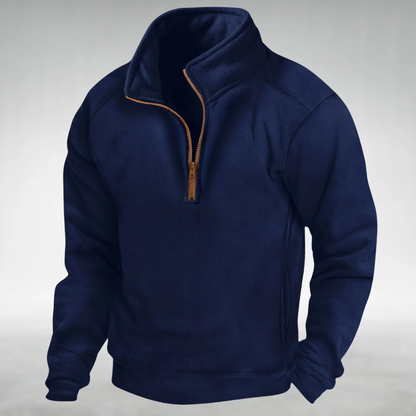 ISMAEL™ | SUÉTER HALF-ZIP DE LUJO