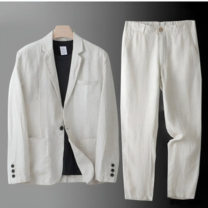 Alberto™ | Conjunto de lino elegante