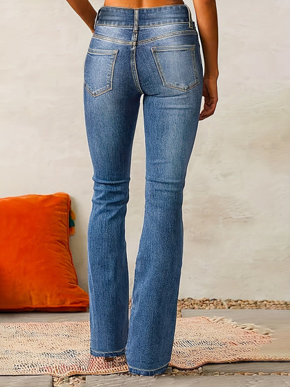 Aya™ | Jeans Skinny de Tiro Alto con Cremallera