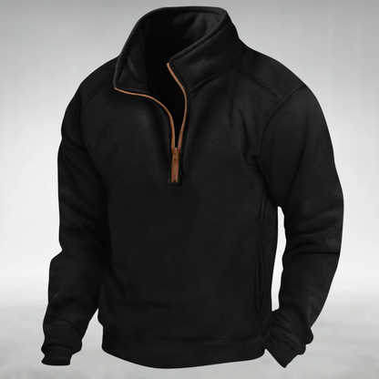 ISMAEL™ | SUÉTER HALF-ZIP DE LUJO