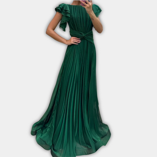 Luiza™ | Vestido de Noche Plisado