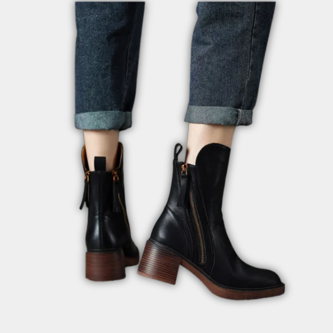 Cara™ | Botines de cuero