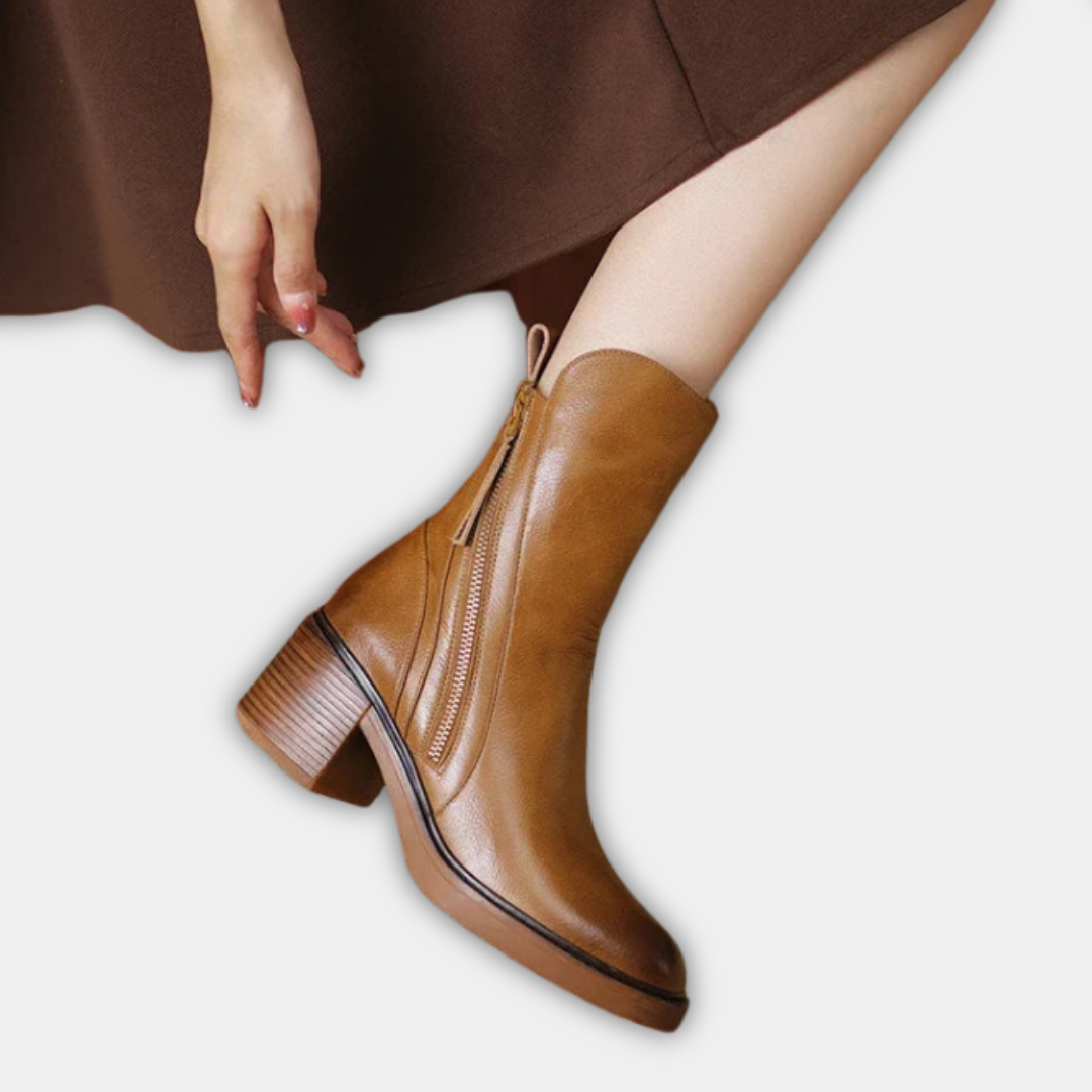 Cara™ | Botines de cuero