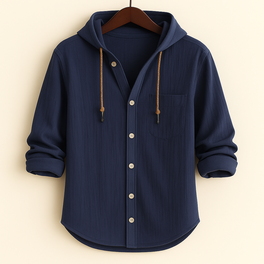 Alonso™ | Camisa Luxury de Algodón Suave con Capucha