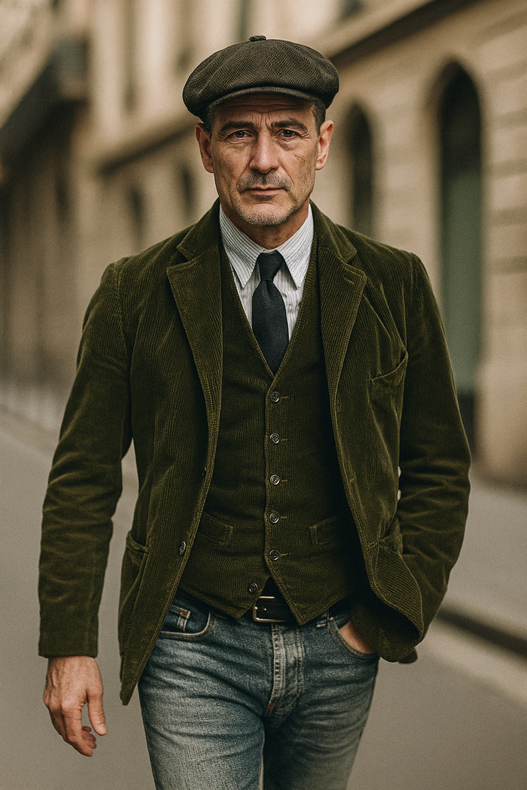 SHELBY™ | AMERICANA Y CHALECO ESTILO PEAKY BLINDERS