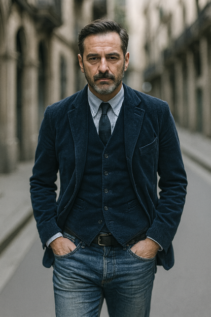 SHELBY™ | AMERICANA Y CHALECO ESTILO PEAKY BLINDERS