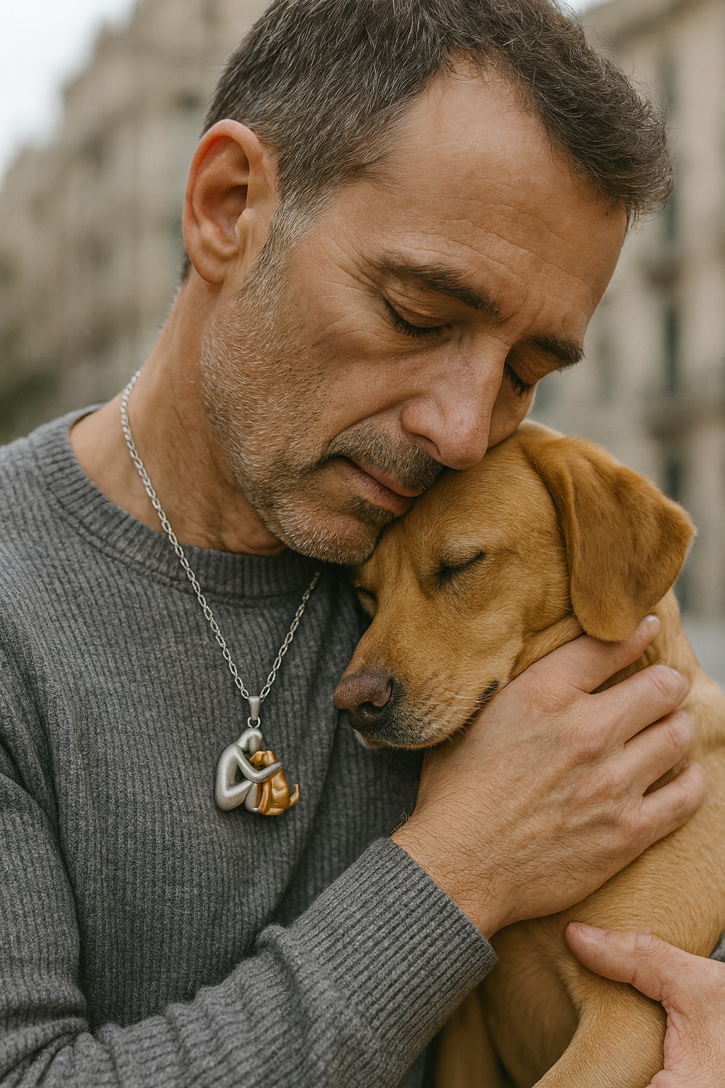 Collar Colgante “Abrazo Eterno” – Un vínculo que nunca se rompe - Vavanti Barcelona