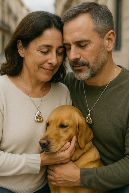 Collar Colgante “Abrazo Eterno” – Un vínculo que nunca se rompe - Vavanti Barcelona