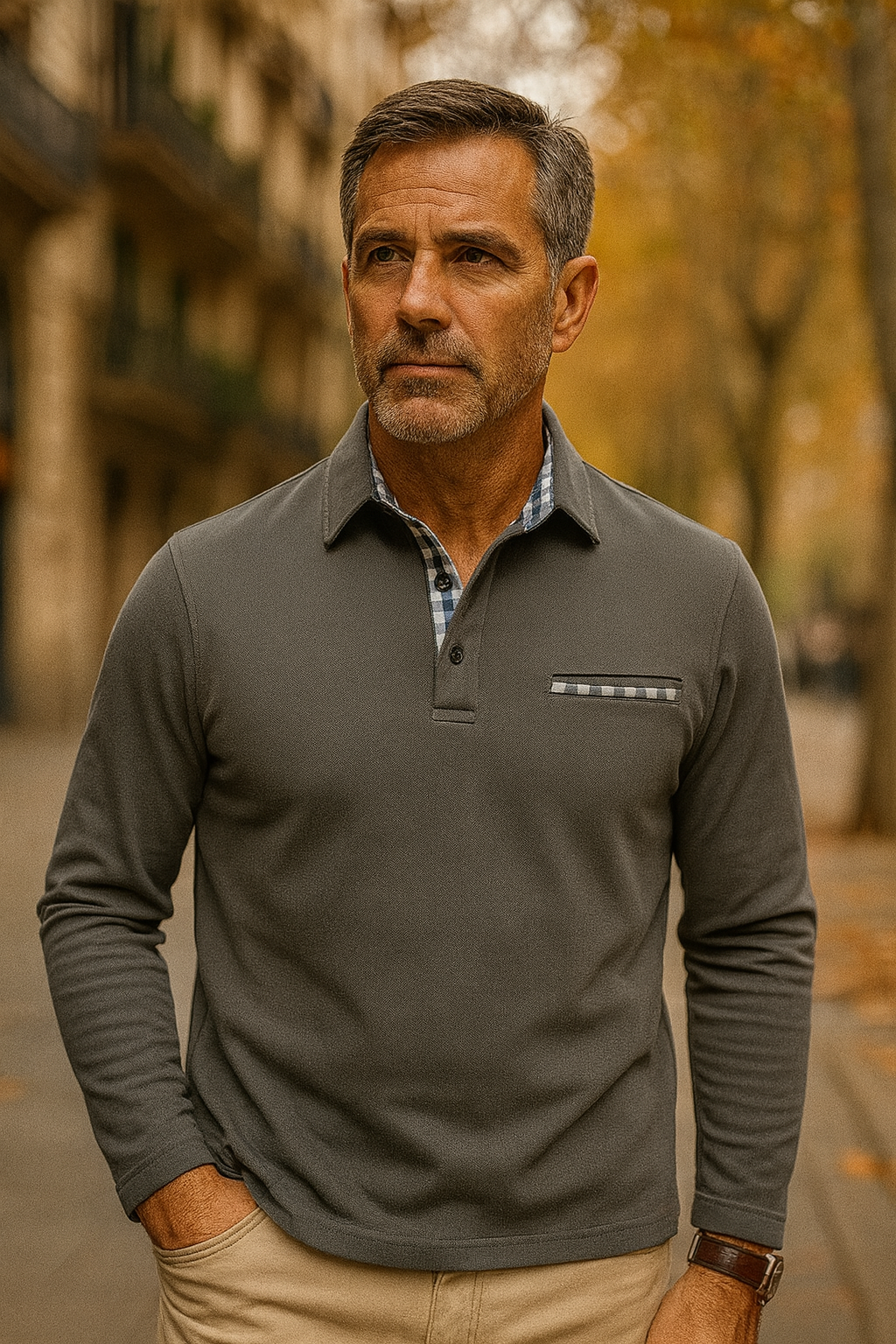 MATEAS™ | POLO DE MANGA LARGA