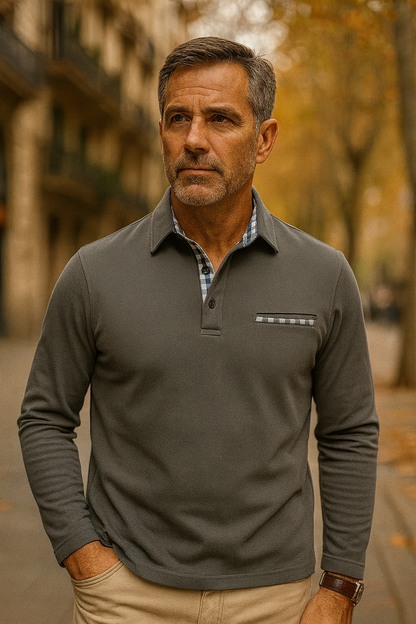 MATEAS™ | POLO DE MANGA LARGA