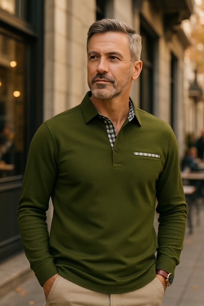 MATEAS™ | POLO DE MANGA LARGA