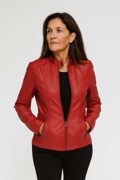 LUCIANA™ – CHAQUETA DE CUERO