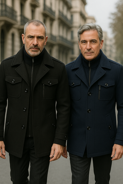 TOMMY™ – ABRIGO DE LANA CON MANGAS LARGAS