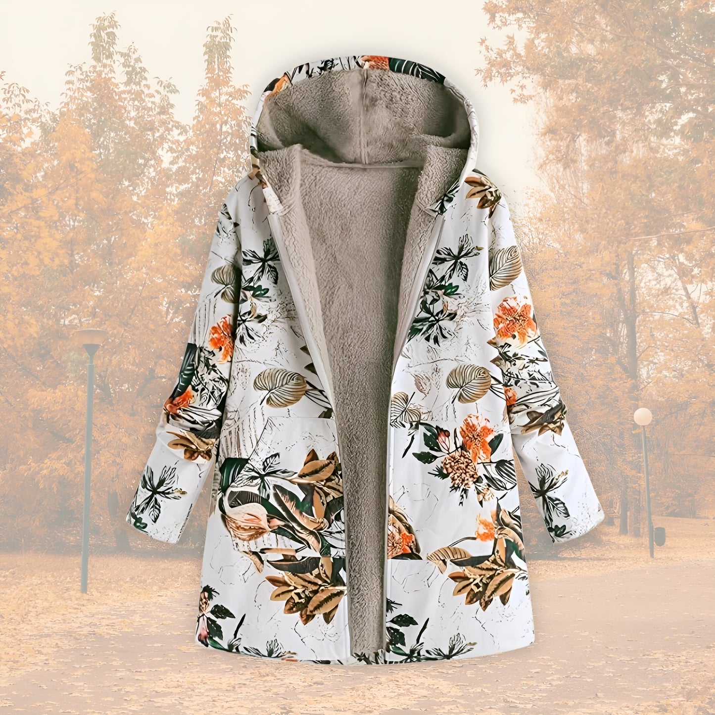 Camellia™ | Abrigo Cálido con Forro Polar