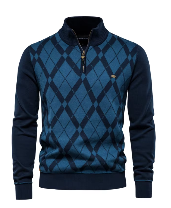 DUMONT LYON™ | PULL HOMME AVEC MI-ZIP