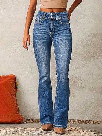 Aya™ | Jeans Skinny de Tiro Alto con Cremallera