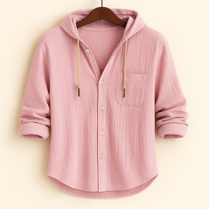 Alonso™ | Camisa Luxury de Algodón Suave con Capucha
