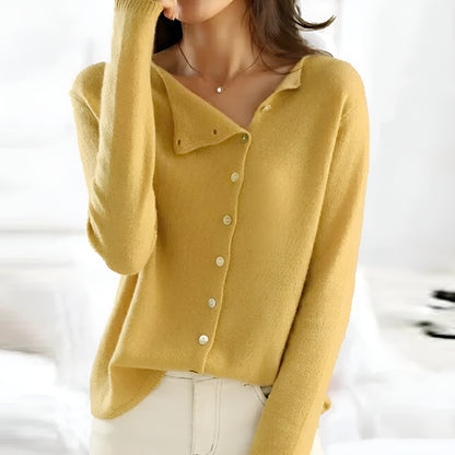 Lucía™ | Cárdigan chic con botones