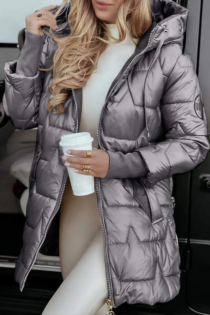 Marisol™ | Abrigo de Invierno con Capucha Elegante