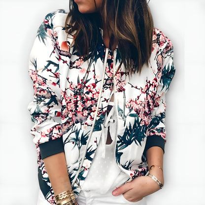 Isabella™ | Chaqueta bomber con estampado floral