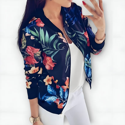 Isabella™ | Chaqueta bomber con estampado floral